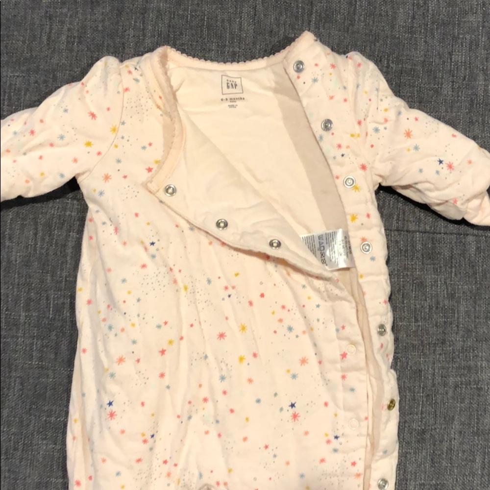 Babygap quilted footie 0-3 month